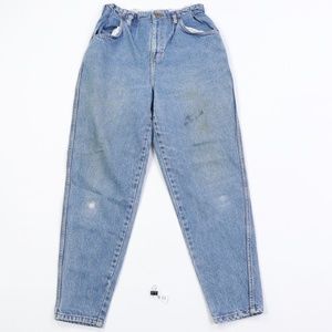80s Womens Size 8 Distressed High Rise Mom Jeans
